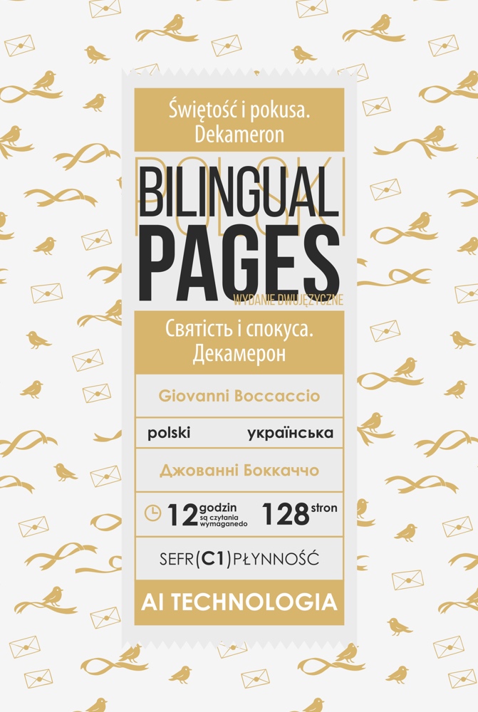 Świętość i pokusa. Dekameron — bilingual edition cover