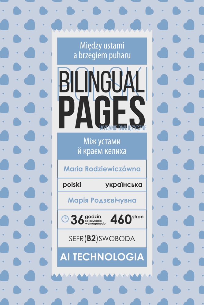Między ustami a brzegiem puharu — bilingual edition cover
