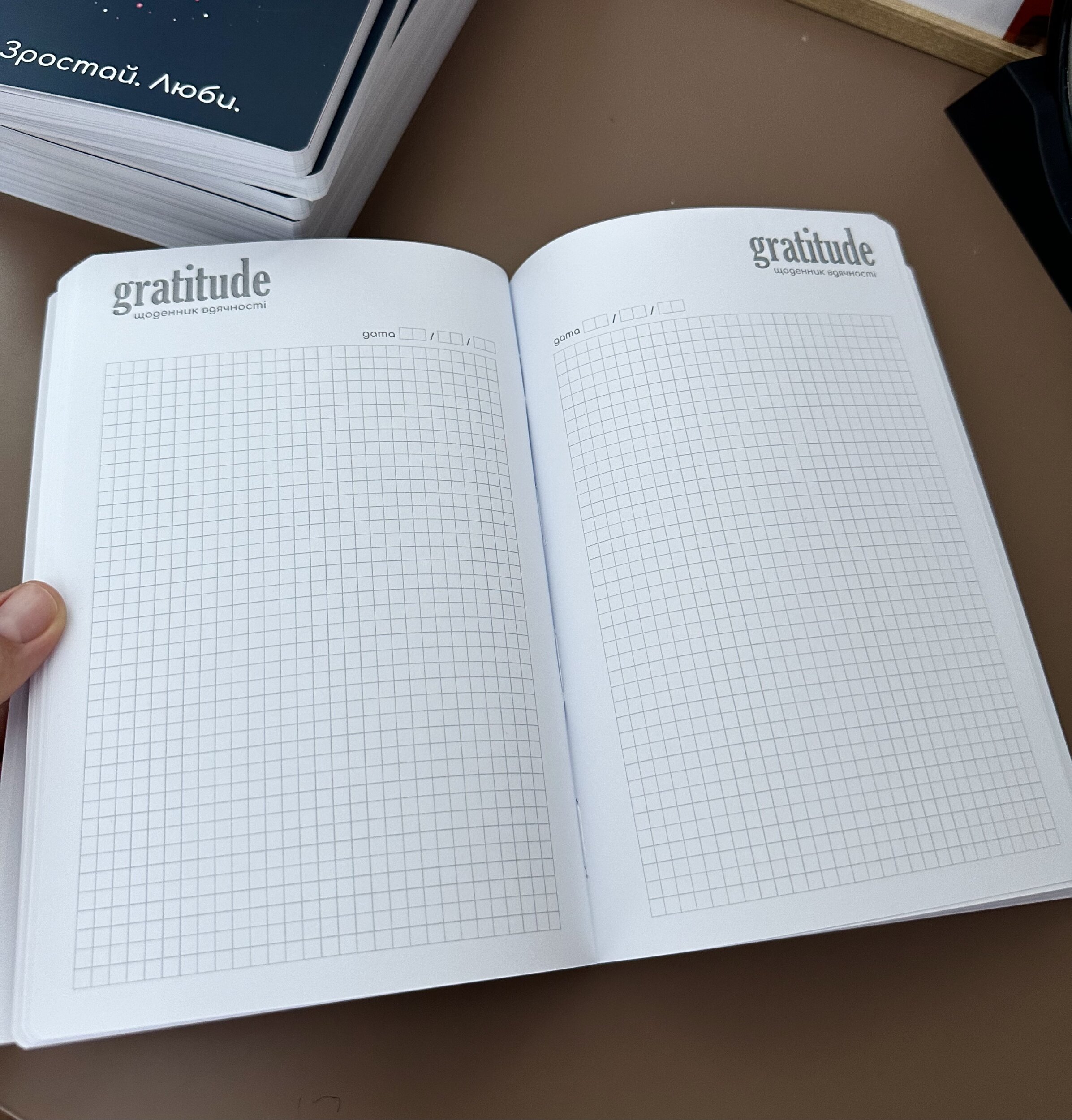 Мотиваційний блокнот "Мрій. Зростай. Люби". Автор — Алла Чорнолуцька. 