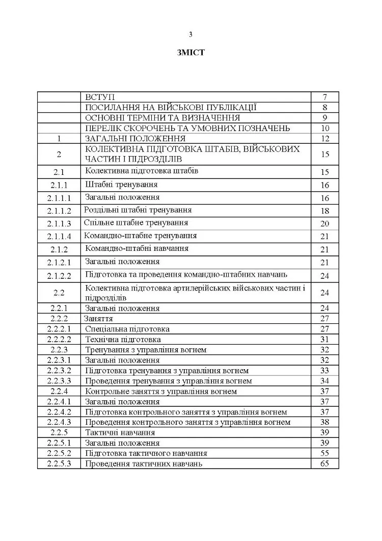 Курс підготовки артилерії Збройних Сил України (бригада, дивізіон, батарея, взвод, гармата)