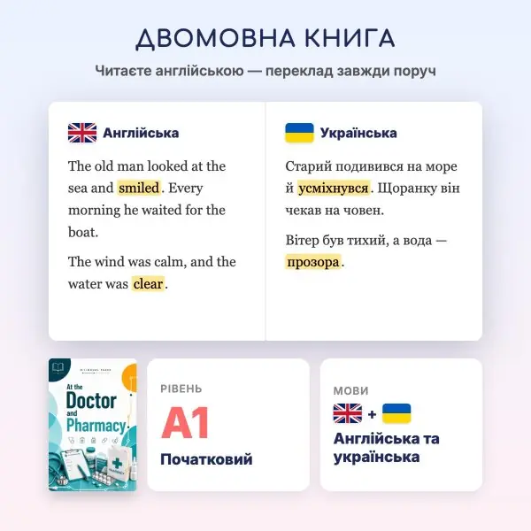 At the Doctor and Pharmacy / У лікаря та в аптеці
