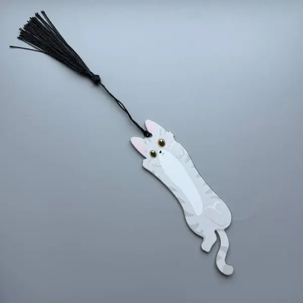 Закладинка "Котик з китичкою"
