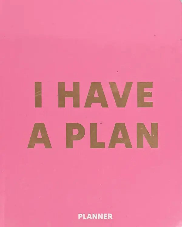 Планер «I HAVE A PLAN» рожевий