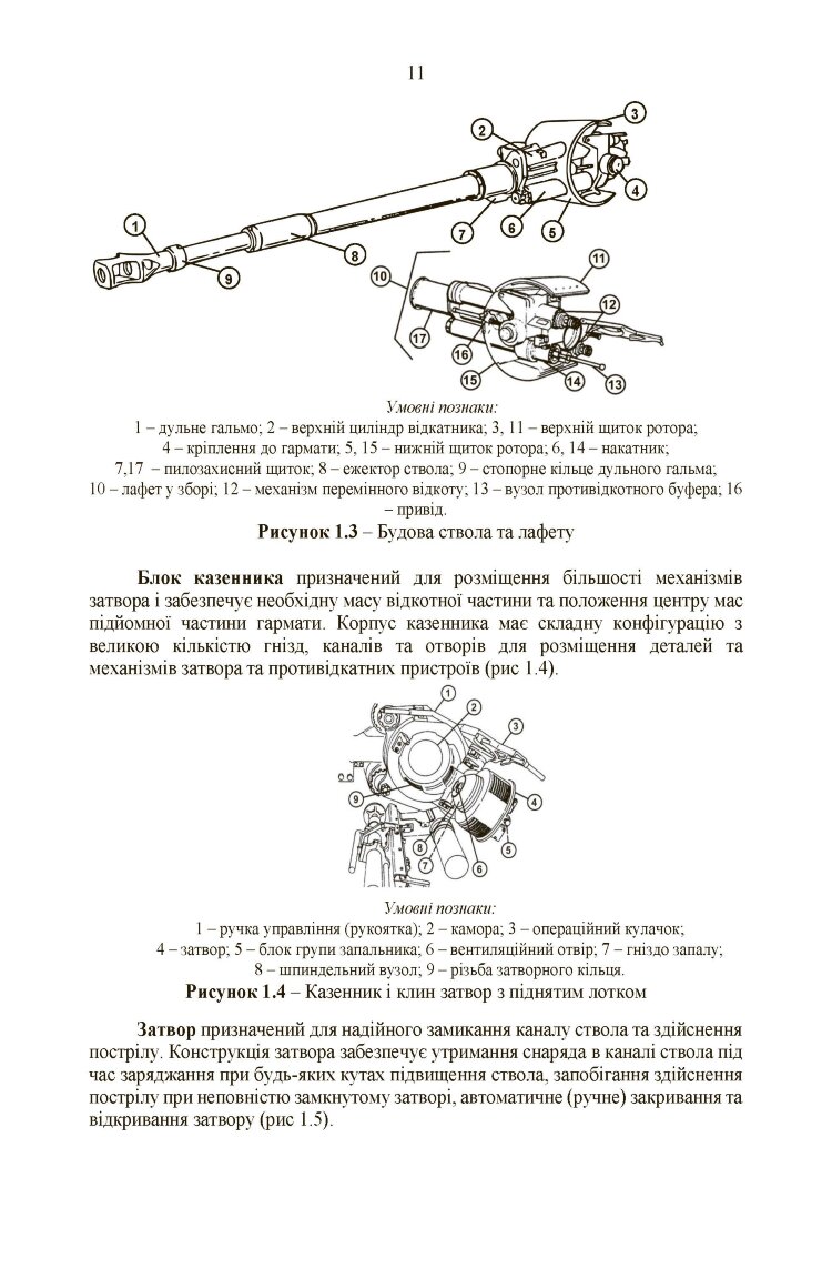 155-мм самохідна гаубиця М109A3GN (М109A4): методичний посібник