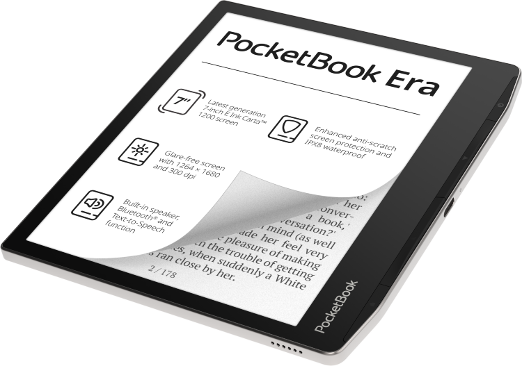Електронна книжка PocketBook Era (PB700), 16Gb Stardust Silver