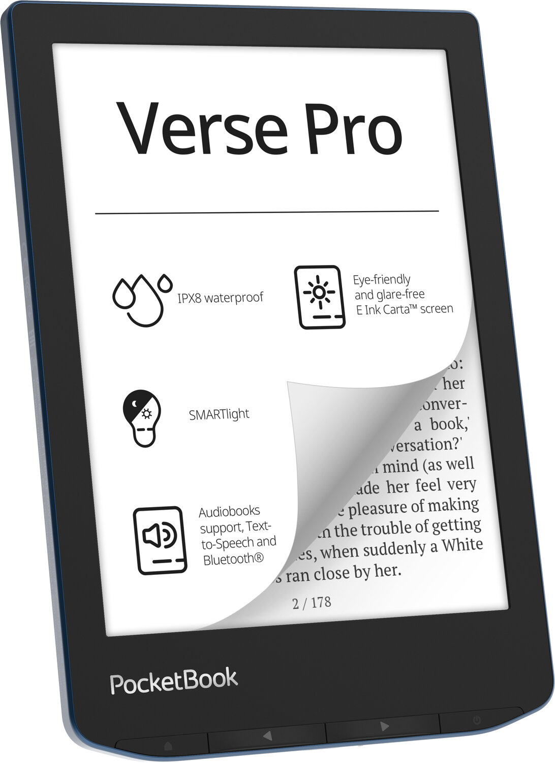 Електронна книжка PocketBook  Verse Pro (PB634) Azure