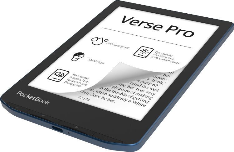 Електронна книжка PocketBook  Verse Pro (PB634) Azure