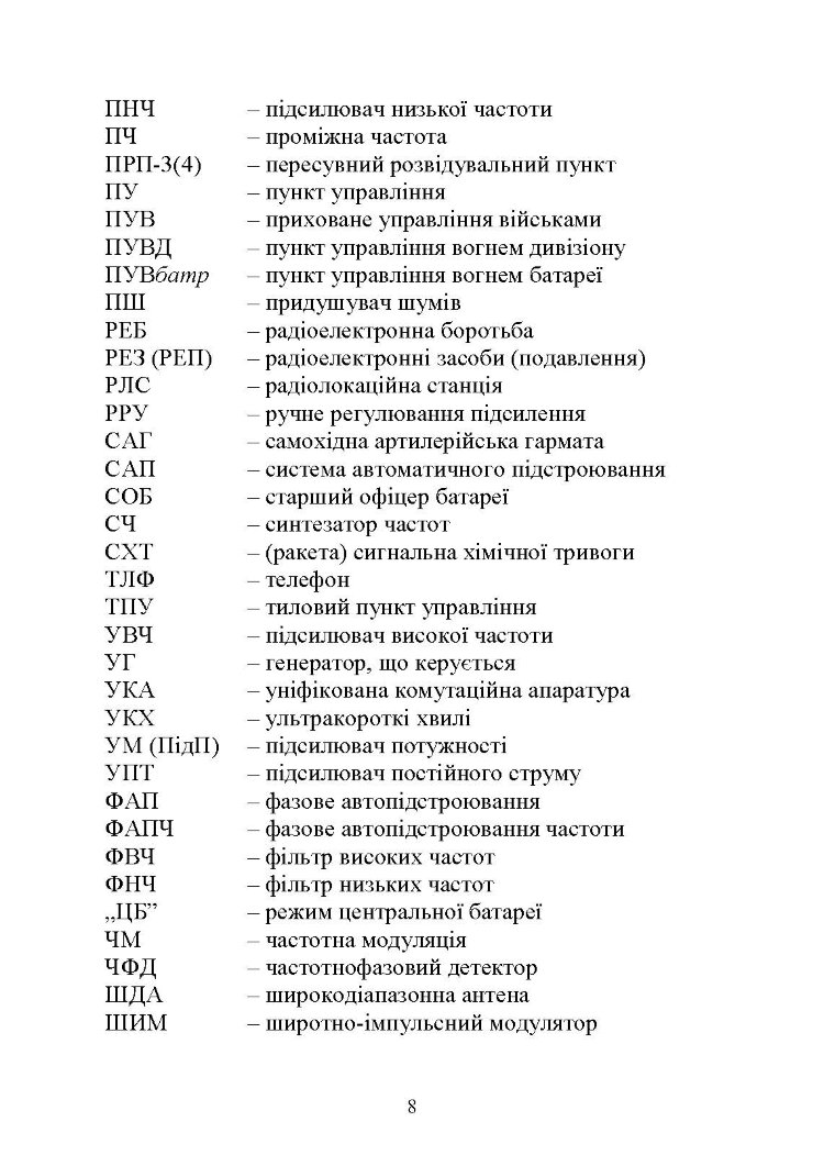 Засоби та організація зв’язку в артилерійських підрозділах