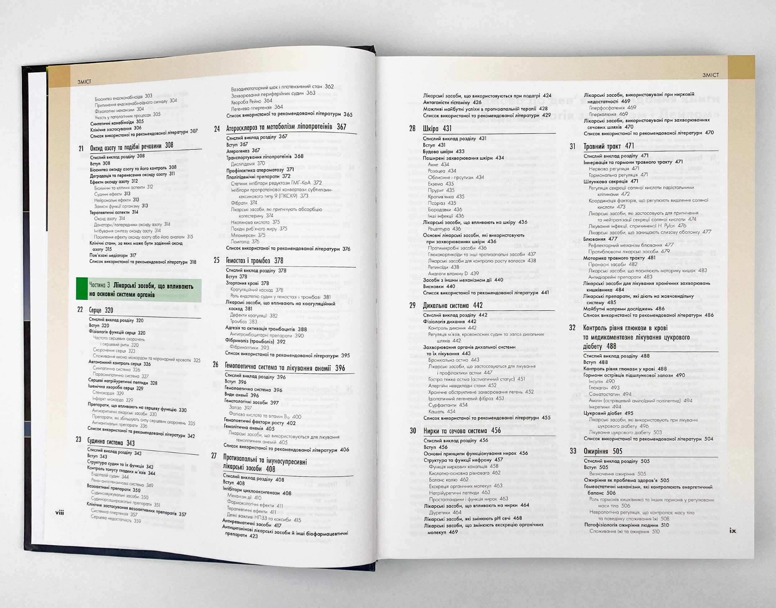 Фармакологія за Рангом і Дейлом: 9-е видання: у 2 томах. Том 1. Автор — Род Флавер, Юн Конг Лоук, Джеймс М Ріттер, Ґрем Гендерсон, Девід Мак’юен, Гамфрі П Ранг. 