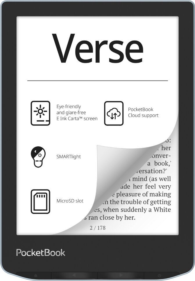 Електронна книжка PocketBook  Verse (PB629) Bright Blue