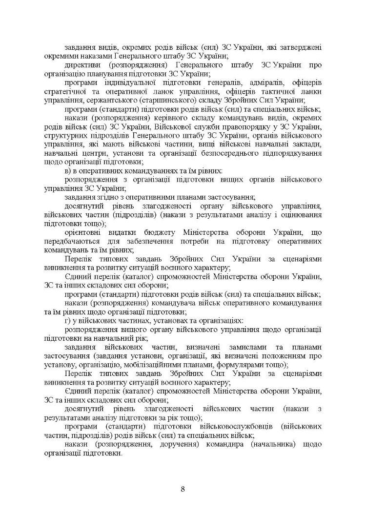 Планування підготовки у Збройних Силах України