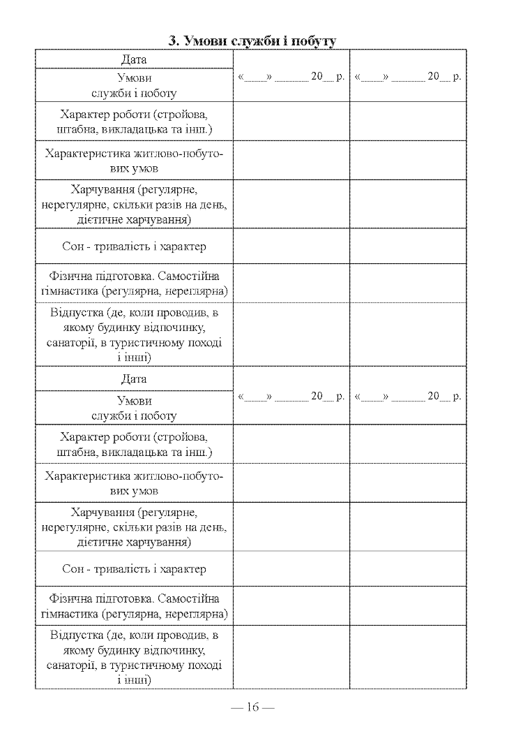 Медична книжка, форма 2