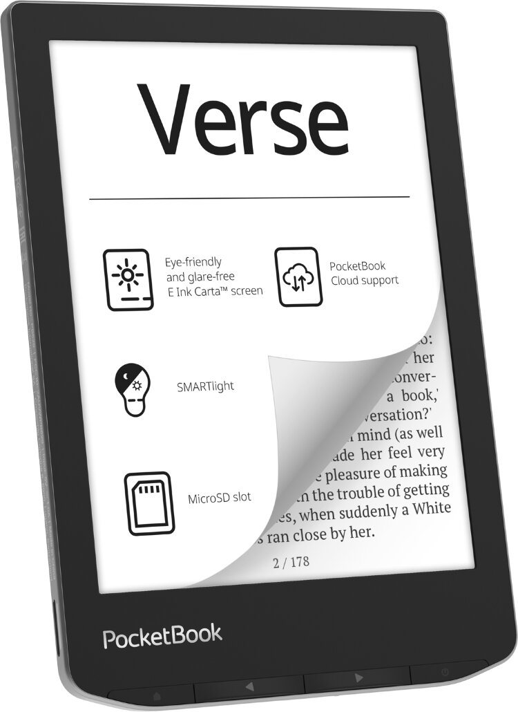 Електронна книжка PocketBook  Verse (PB629) Mist Grey