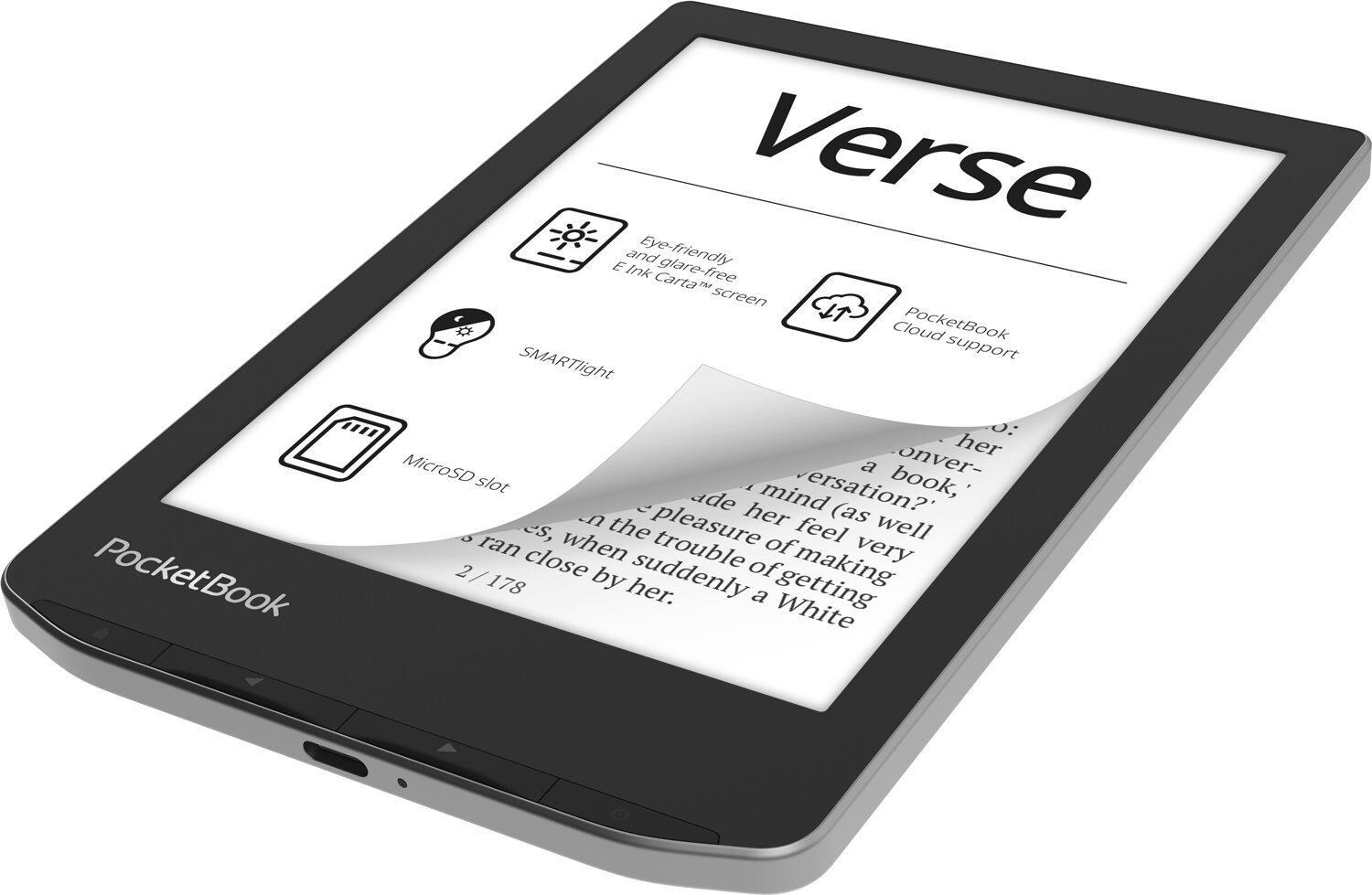 Електронна книжка PocketBook  Verse (PB629) Mist Grey. . 