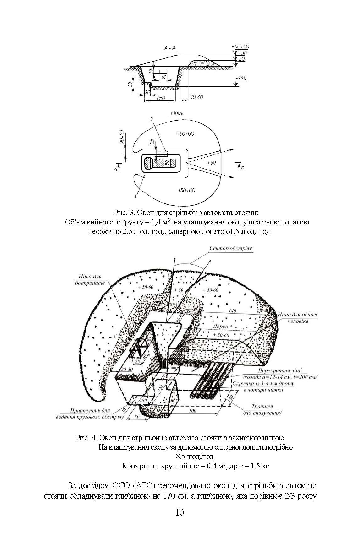 Фортифікаційне обладнання позицій, опорних пунктів та районів механізованих підрозділів. Автор — В. В. Пугач, О. В. Петрук. 