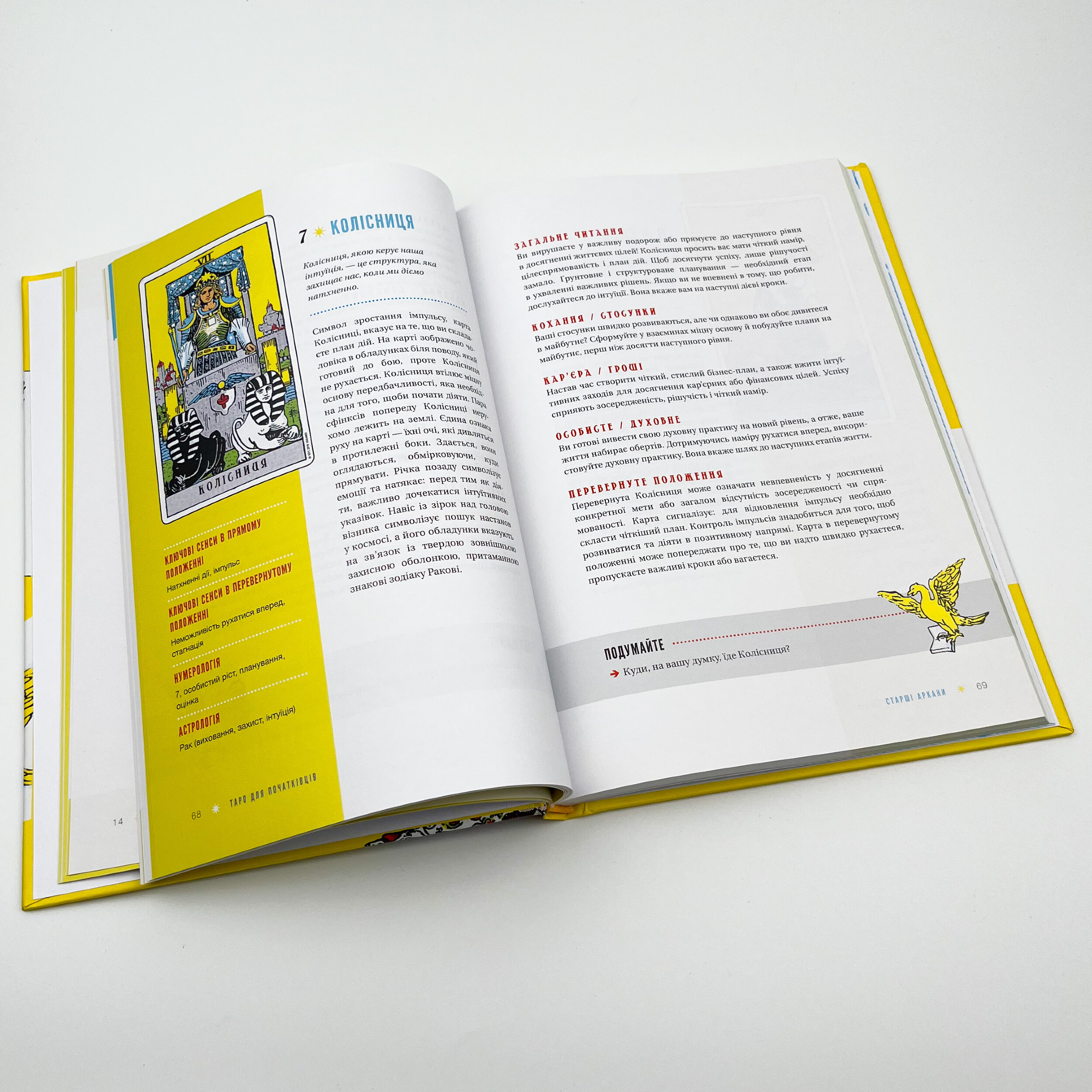 Таро для початківців. Посібник із бездоганного читання карт, розкладів і виконання інтуїтивних вправ. Автор — Стефані Капоні. 