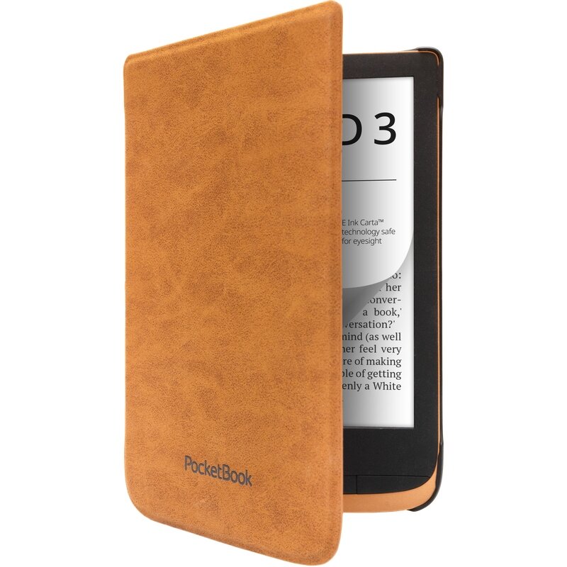 Обкладинка PocketBook 6", PB617/618/627/628/632, Shell cover, коричнева. . 