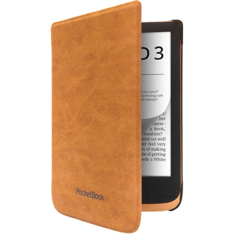 Обкладинка PocketBook 6", PB617/618/627/628/632, Shell cover, коричнева