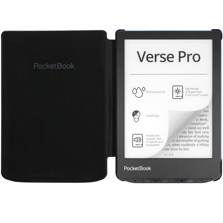 Обкладинка PocketBook 6", Verse(PB619/629/634), Shell cover, чорна