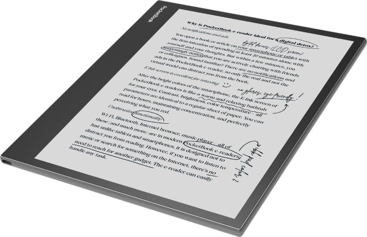 Електронна книжка PocketBook InkPad Eo(PB1042), Mist Grey