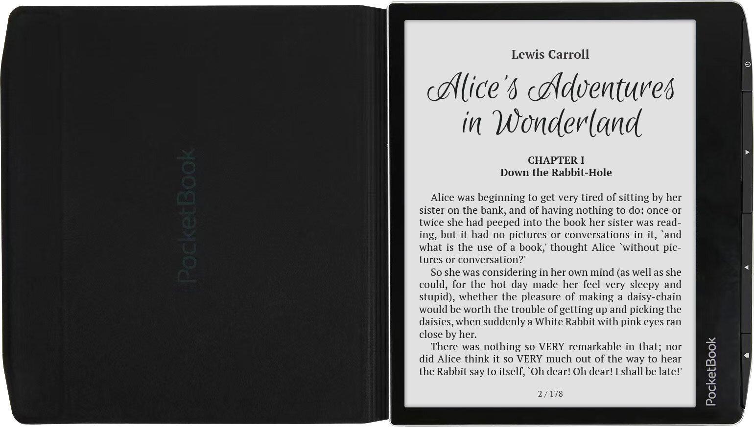 Обкладинка PocketBook 7", Era(PB700), Flip Cover,  чорна. . 