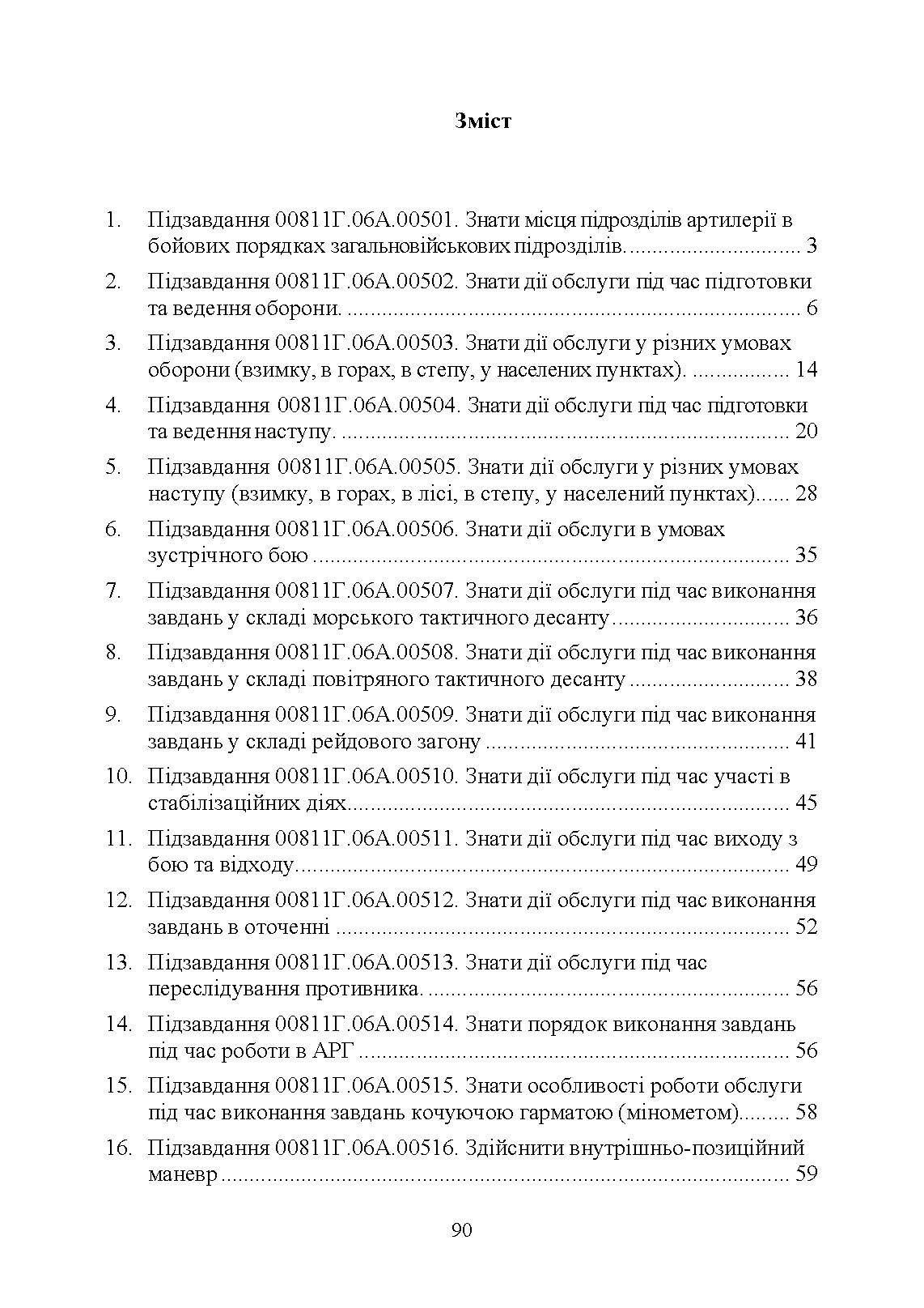 Дії обслуги гармати (міномету) під час ведення бойових дій. Навідник гармати (міномету). . 