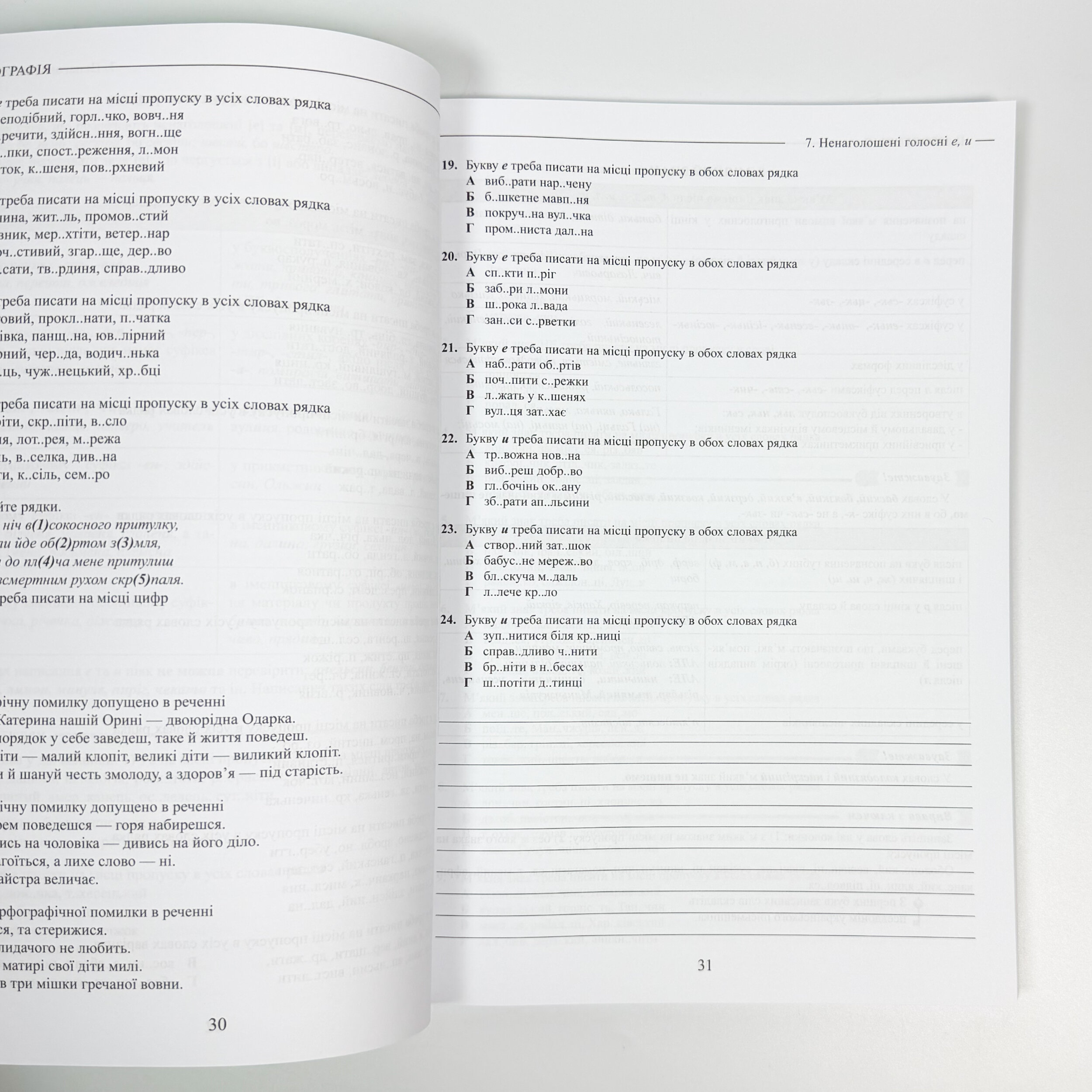 НМТ. Українська мова теорія в таблицях