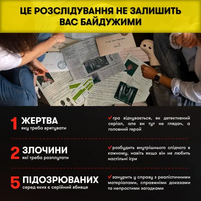 Гра для компанії "Врятуй за три дні" . . 