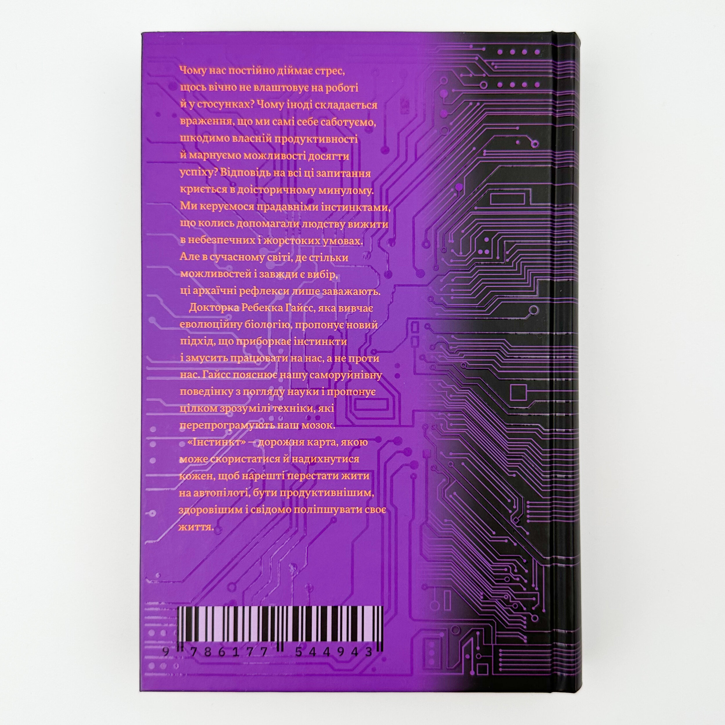 Інстинкт. Перепрошивка для мозку, яка підвищить вашу продуктивність. Автор — Ребекка Гайсс. 