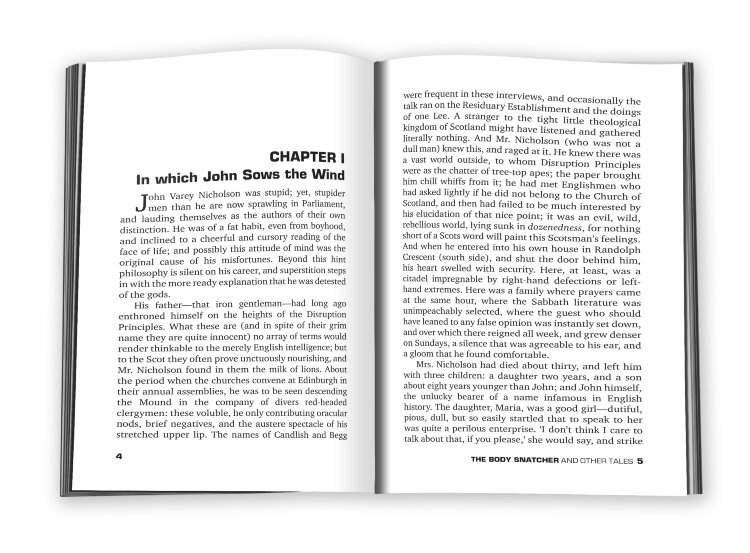 The Body Snatcher and Other Tales