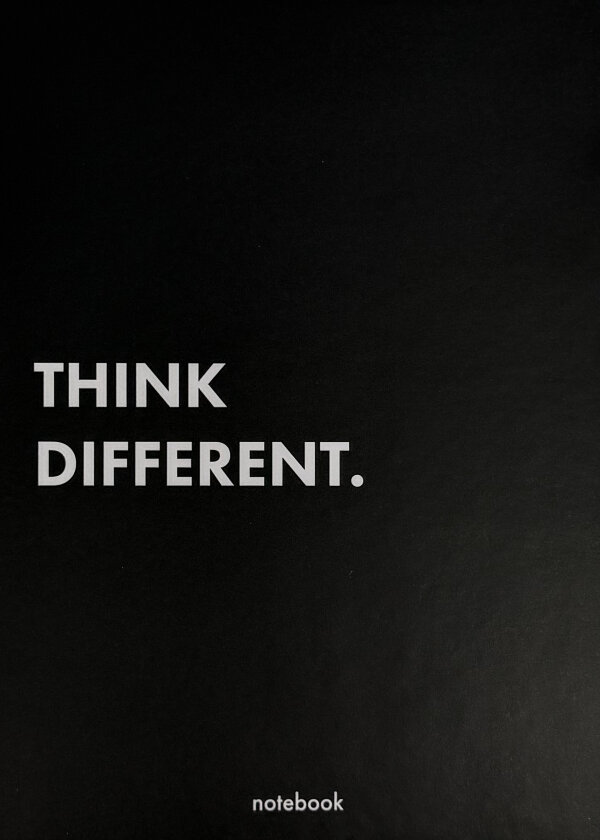 Блокнот "Think Different" чорний