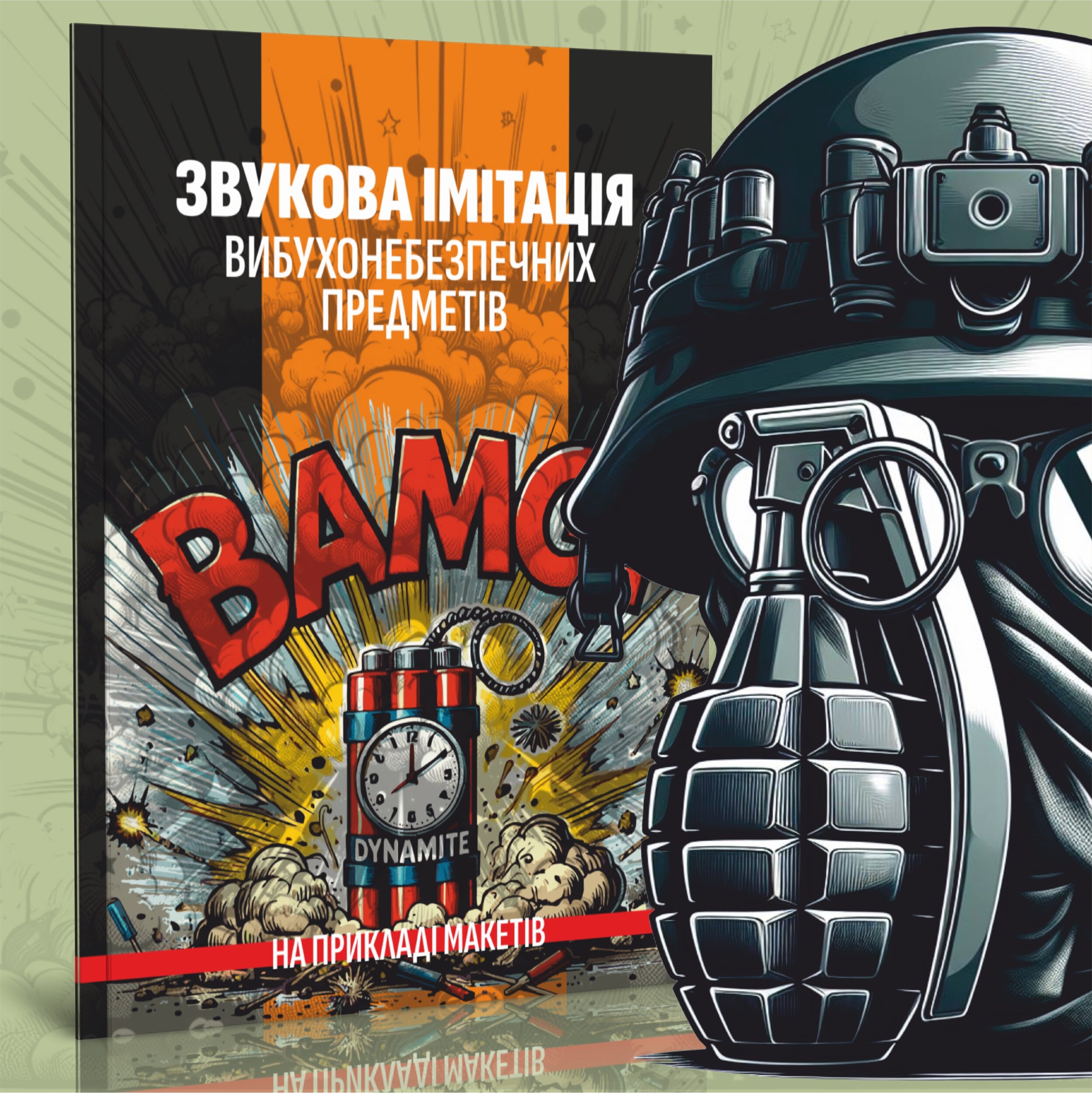 Звукова імітація вибухонебезпечних предметів на прикладі макетів. Автор — Сайфуллаh. 