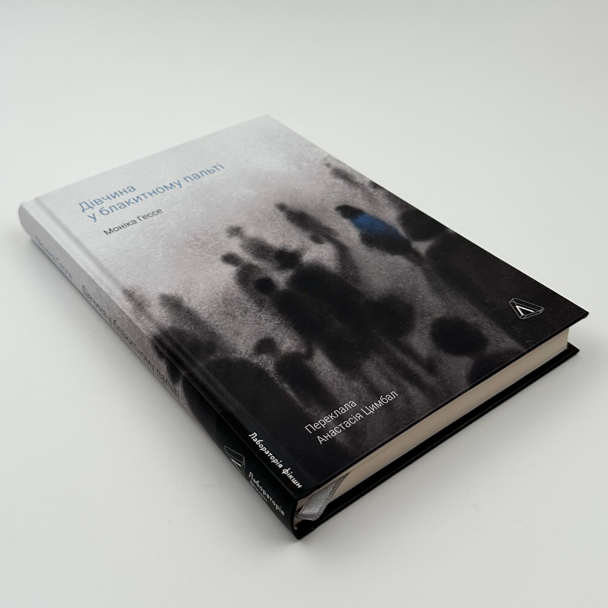 Дівчина у блакитному пальті