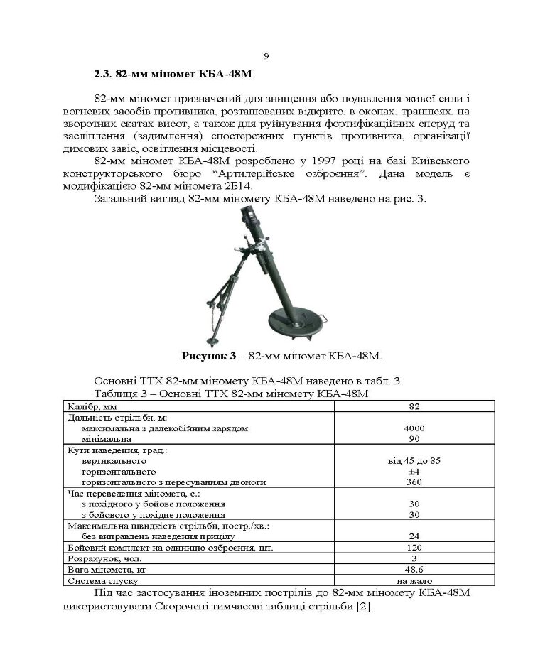 Довідник щодо використання мінометних пострілів та мінометів різних виробників, наданих західними партнерами