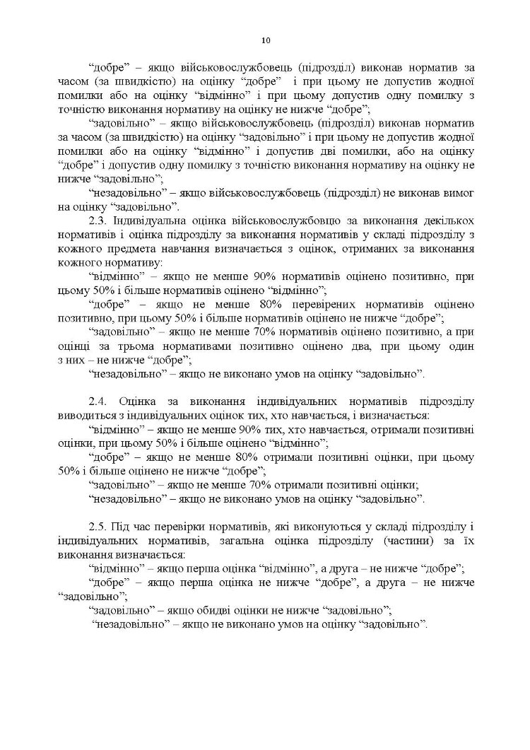 Бойова підготовка для спеціалістів і підрозділів артилерії. Збірник нормативів