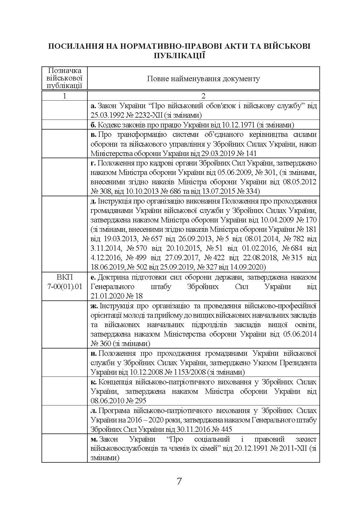 Бойовий статут «Підтримка персоналу Десантно-штурмових військ Збройних Сил України». . 