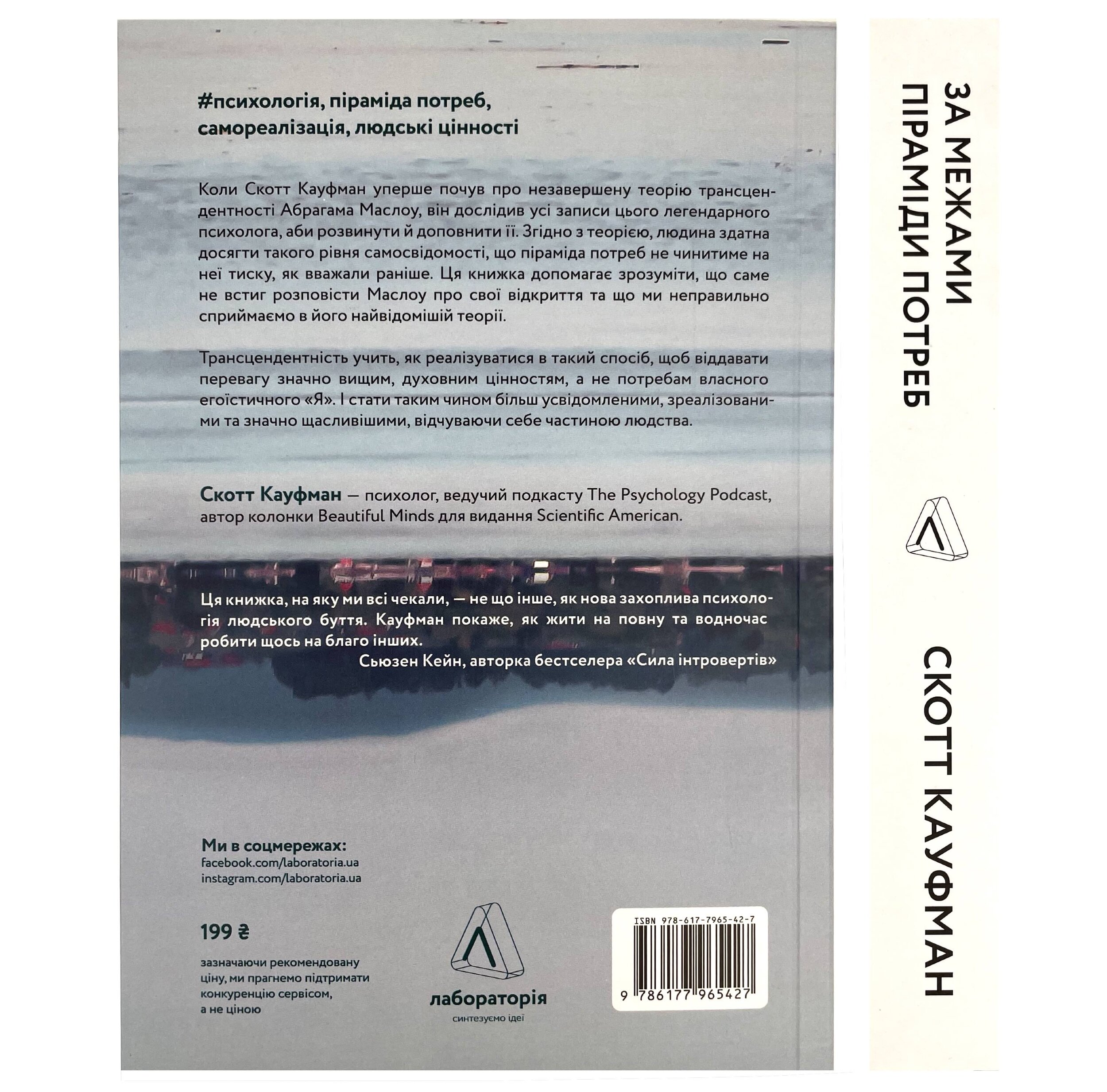 За межами піраміди потреб. Новий погляд на самореалізацію. Автор — Скотт Кауфман. 