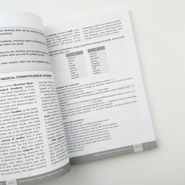 Medical English. Student's Book