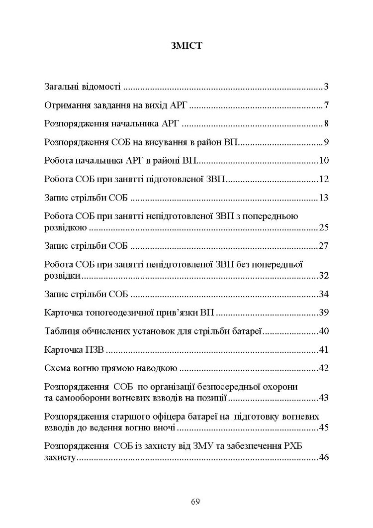 Посібник для практичної роботи старшого офіцера батареї артилерії