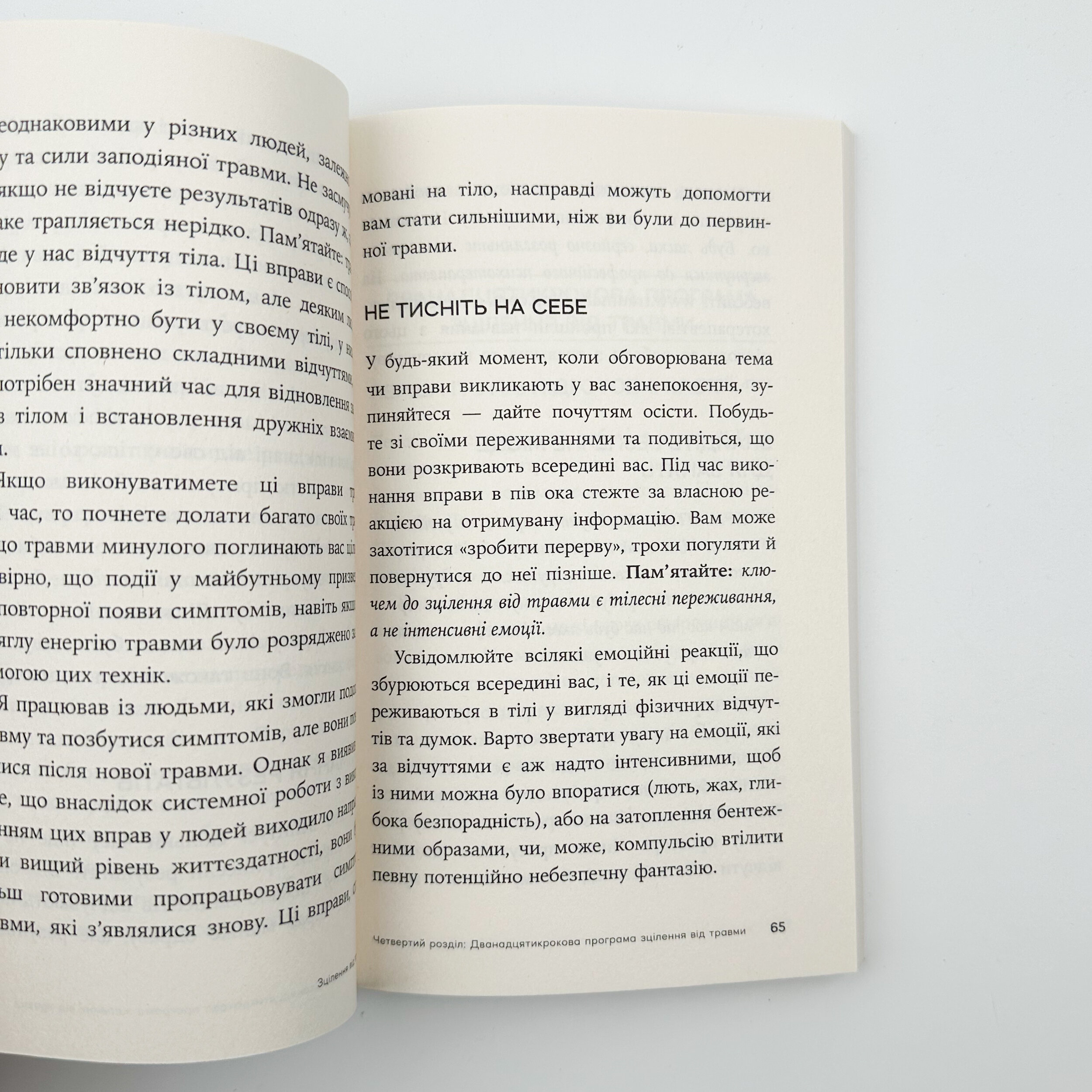 Зцілення від травми. Автор — Питер Левин. 