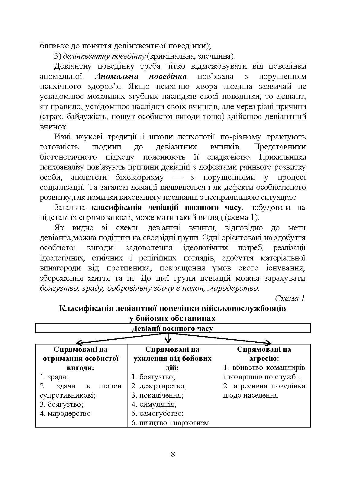 Профілактика відхильної поведінки у військовослужбовців. Автор — А. М. Романишин, Т. М. Мацевко. 