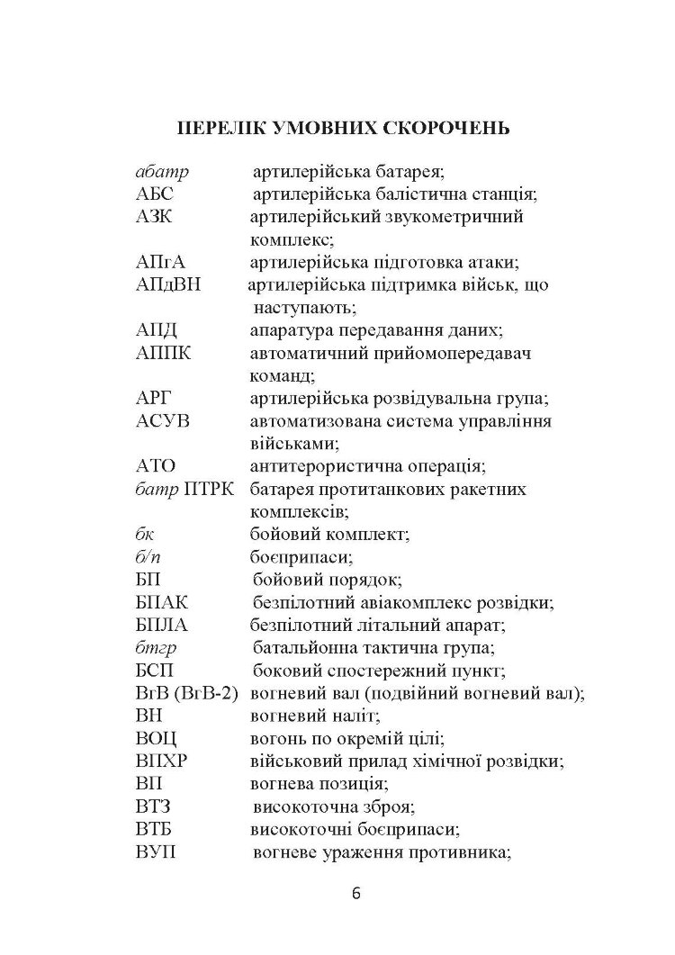 Основи бойового застосування артилерійської батареї