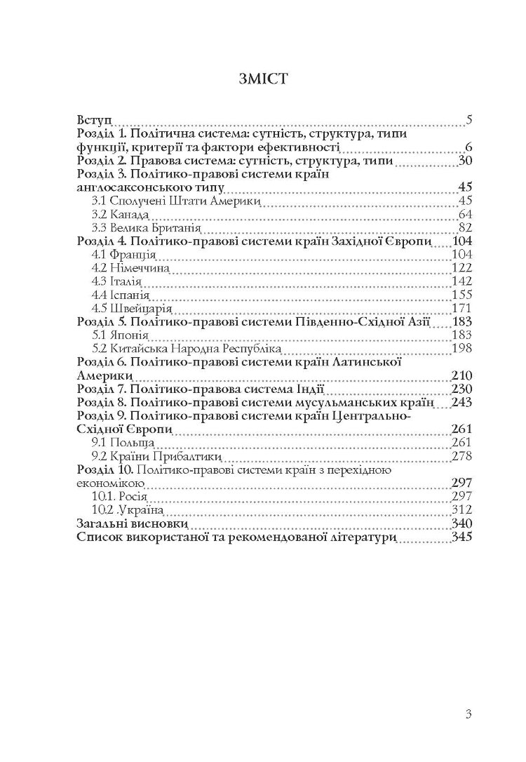Політико-правові системи світу