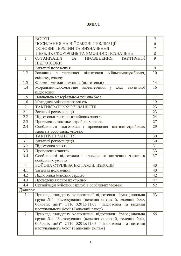 Тактична підготовка танкових піжрозділів (танковий екіпаж, взвод)