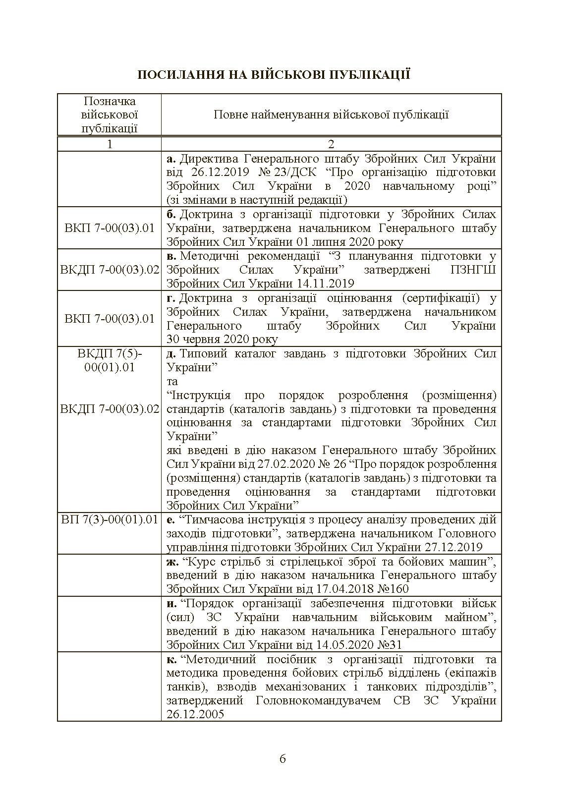 Тактична підготовка танкових піжрозділів (танковий екіпаж, взвод). . 