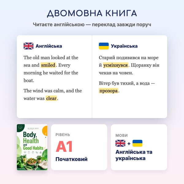 Body, Health and Good Habits / Тіло, здоров’я та корисні  звички