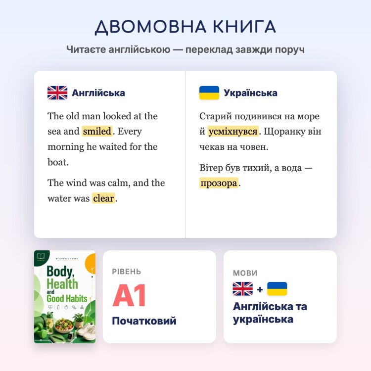 Body, Health and Good Habits / Тіло, здоров’я та корисні  звички