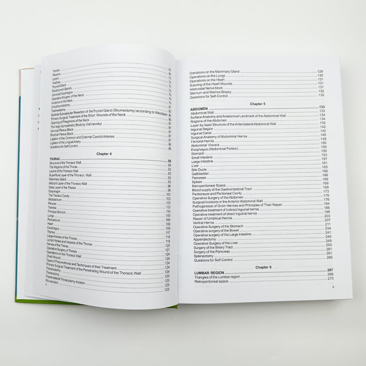 Topographical Anatomy and Operative Surgery
