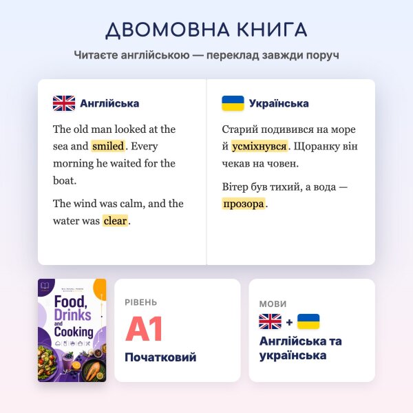 Food, Drinks and Cooking / Їжа, напої та кулінарія