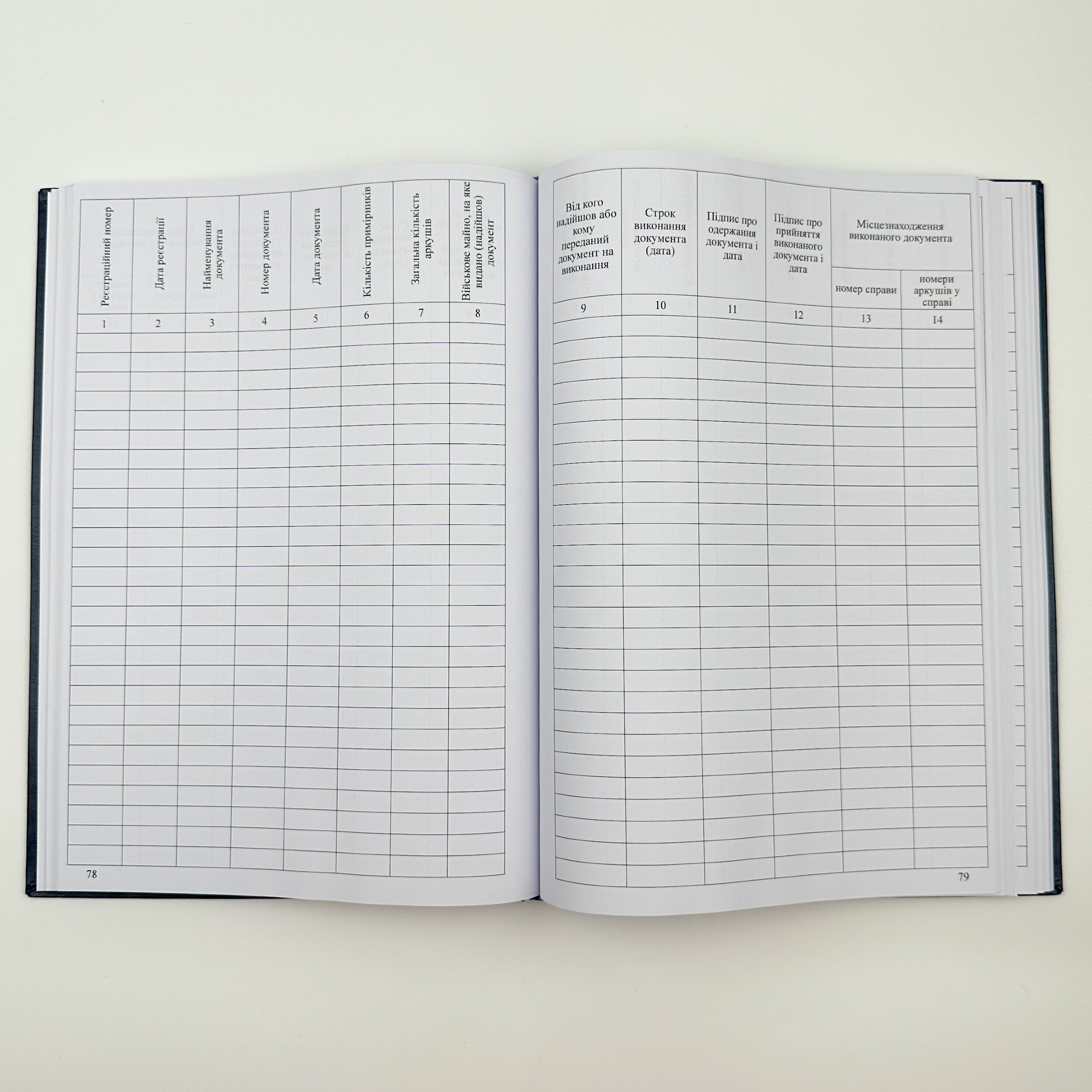 Книга реєстрації та руху облікових документів, додаток 1 (додаток 2). Автор — Міністерство оборони України. 